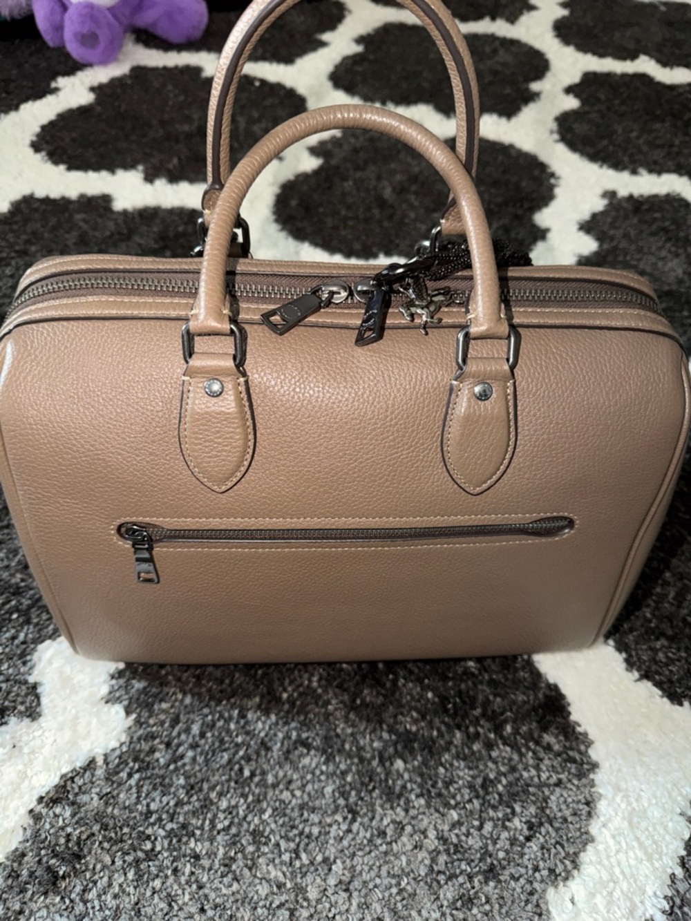 Coach Rowan- Large- Brown/Clay. With bag charms & chains included - Picture 8 of 13